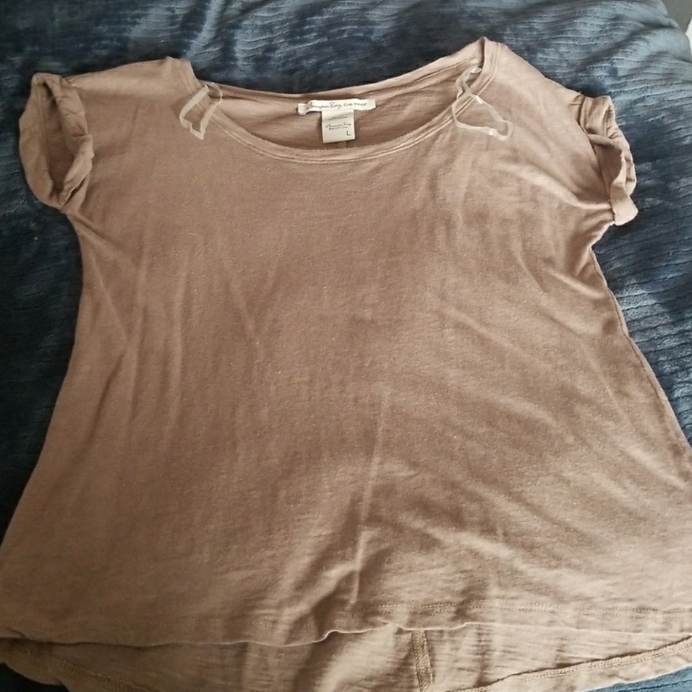 American Rag tan short sleeves t-shirt